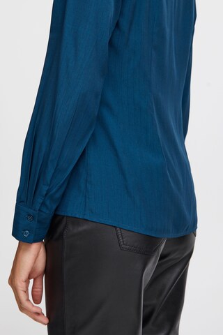 b.young Bluse 'Hubba' in Blau