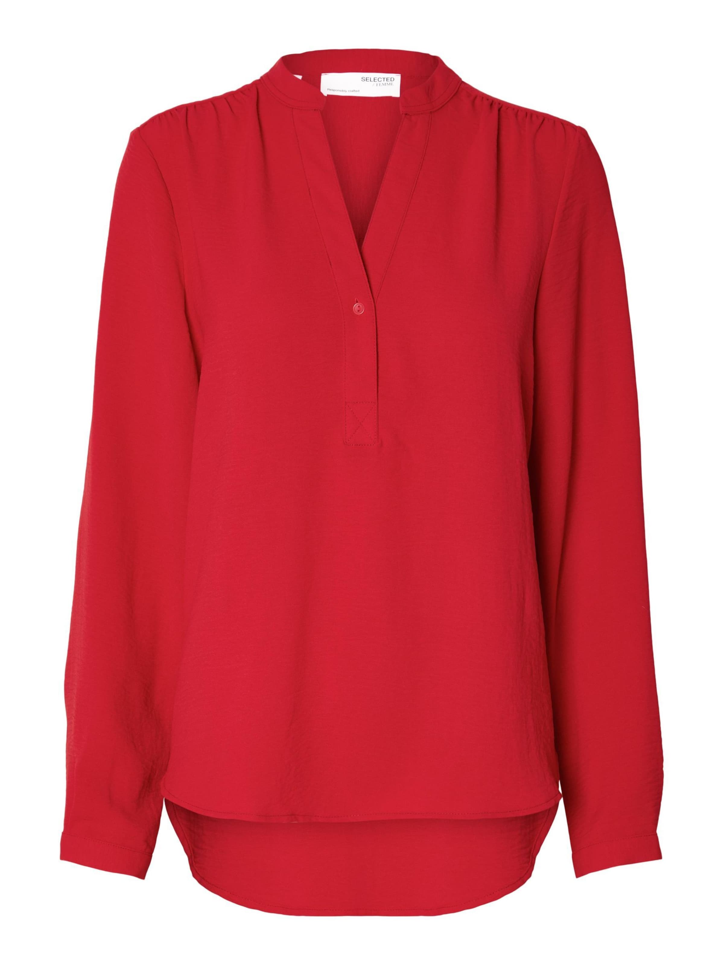 SELECTED Blouse 'Mivia' in Rood: voorkant