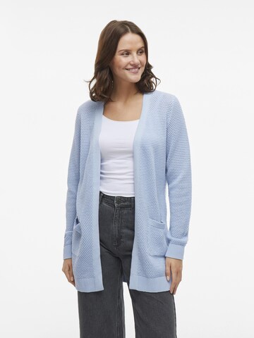 VILA Knit cardigan 'DALO' in Blue: front