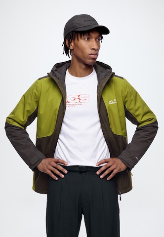JACK WOLFSKIN Яке Outdoor 'STONETRAIL' в зелено