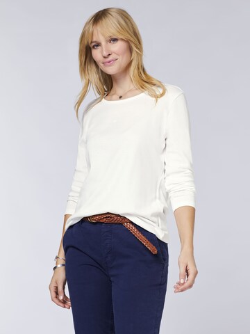 Polo Sylt Shirt in White: front