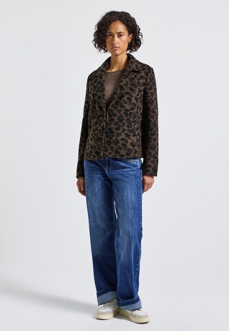 STREET ONE Between-Season Jacket 'Cosy Leo' in Brown