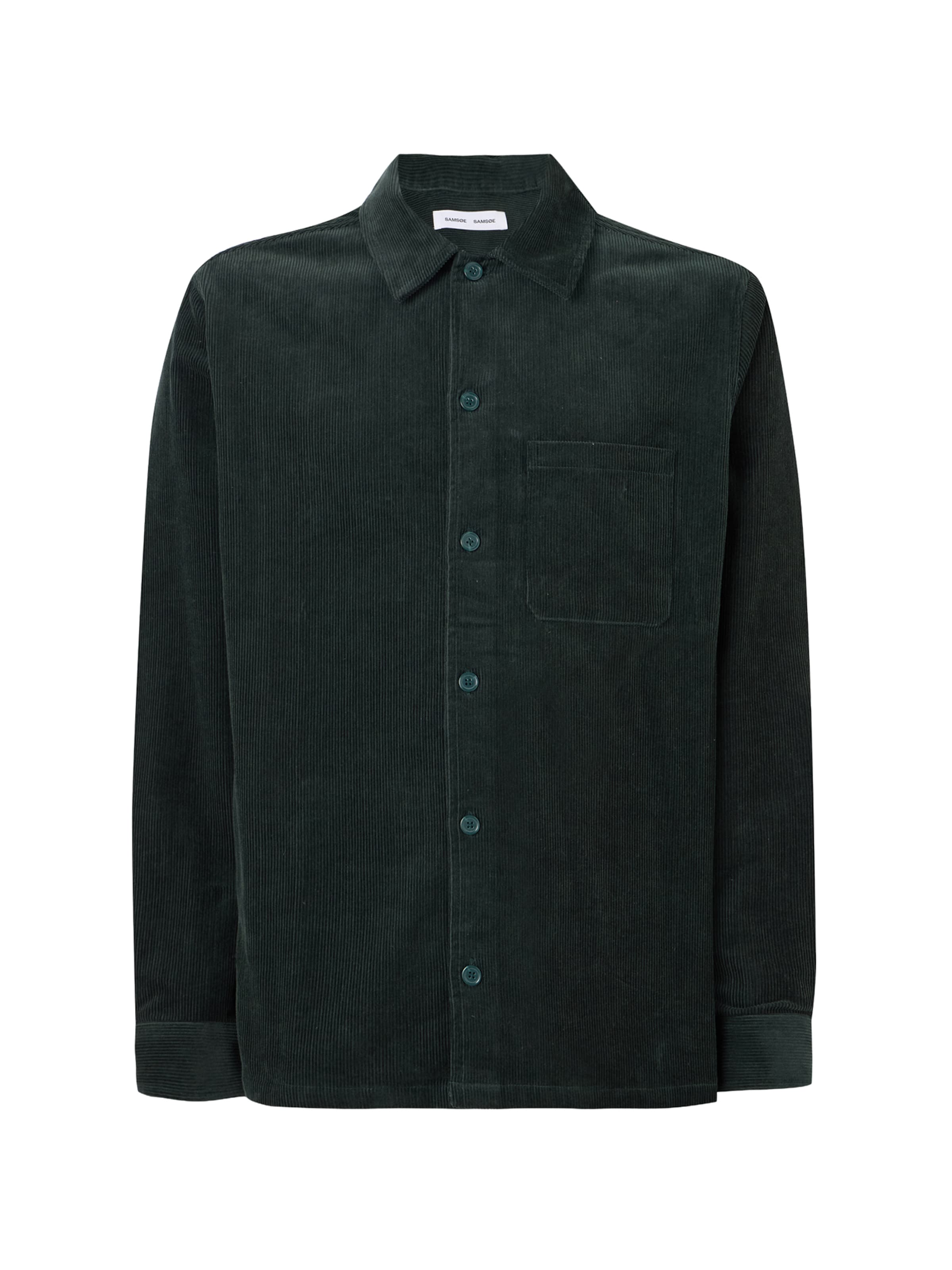 Samsøe Samsøe - Ajuste regular Camisa 'Sadamon' en verde: frente