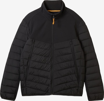 TOM TAILOR DENIM Between-Season Jacket in Black: front