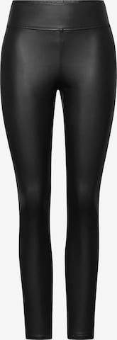 STREET ONE Skinny Leggings in Black: front