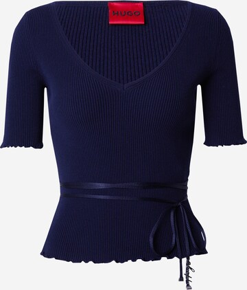 Pull-over 'Simble' HUGO en bleu : devant