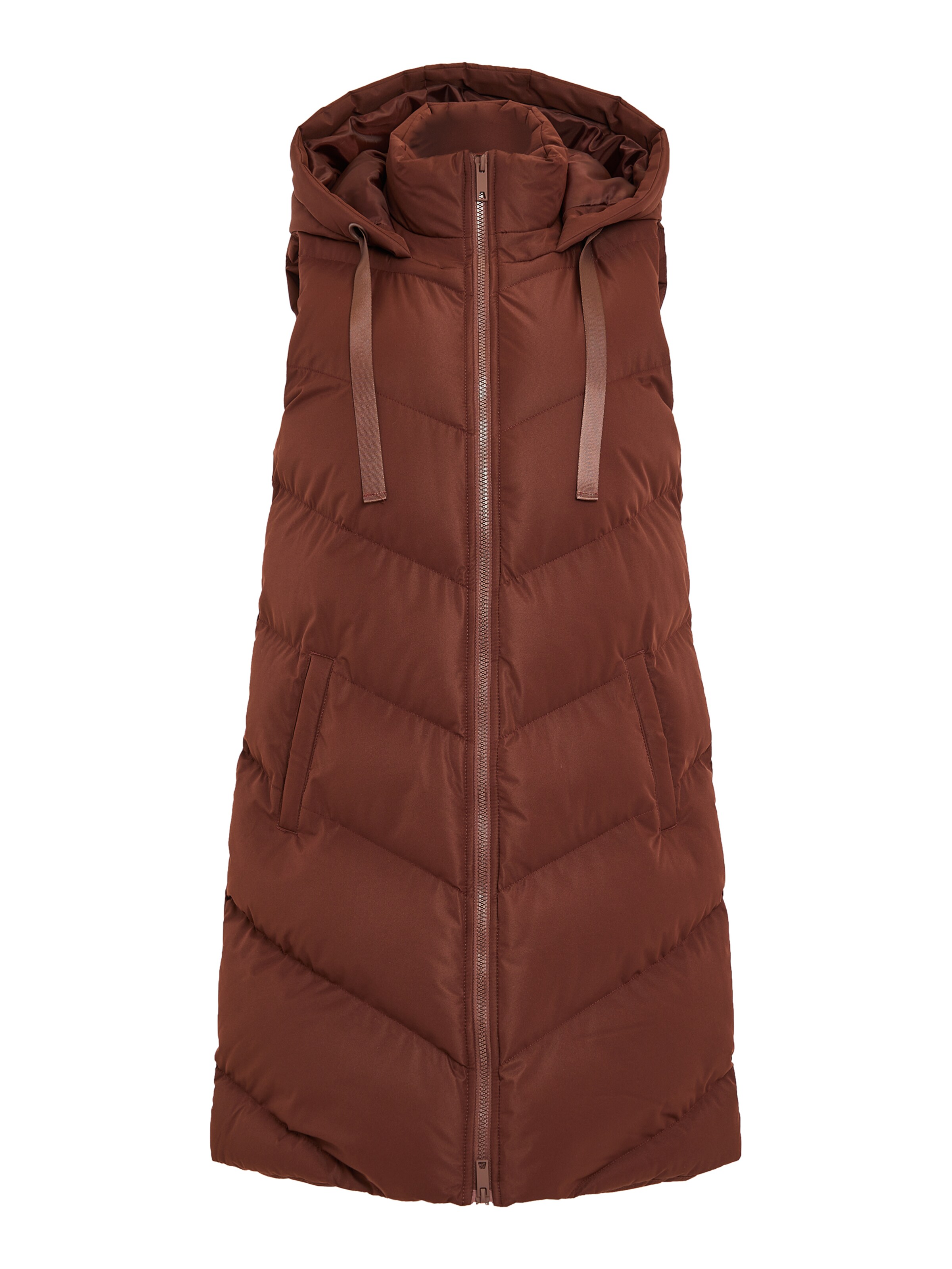 Threadbare Weste 'Vamp' in Braun: Vorderseite