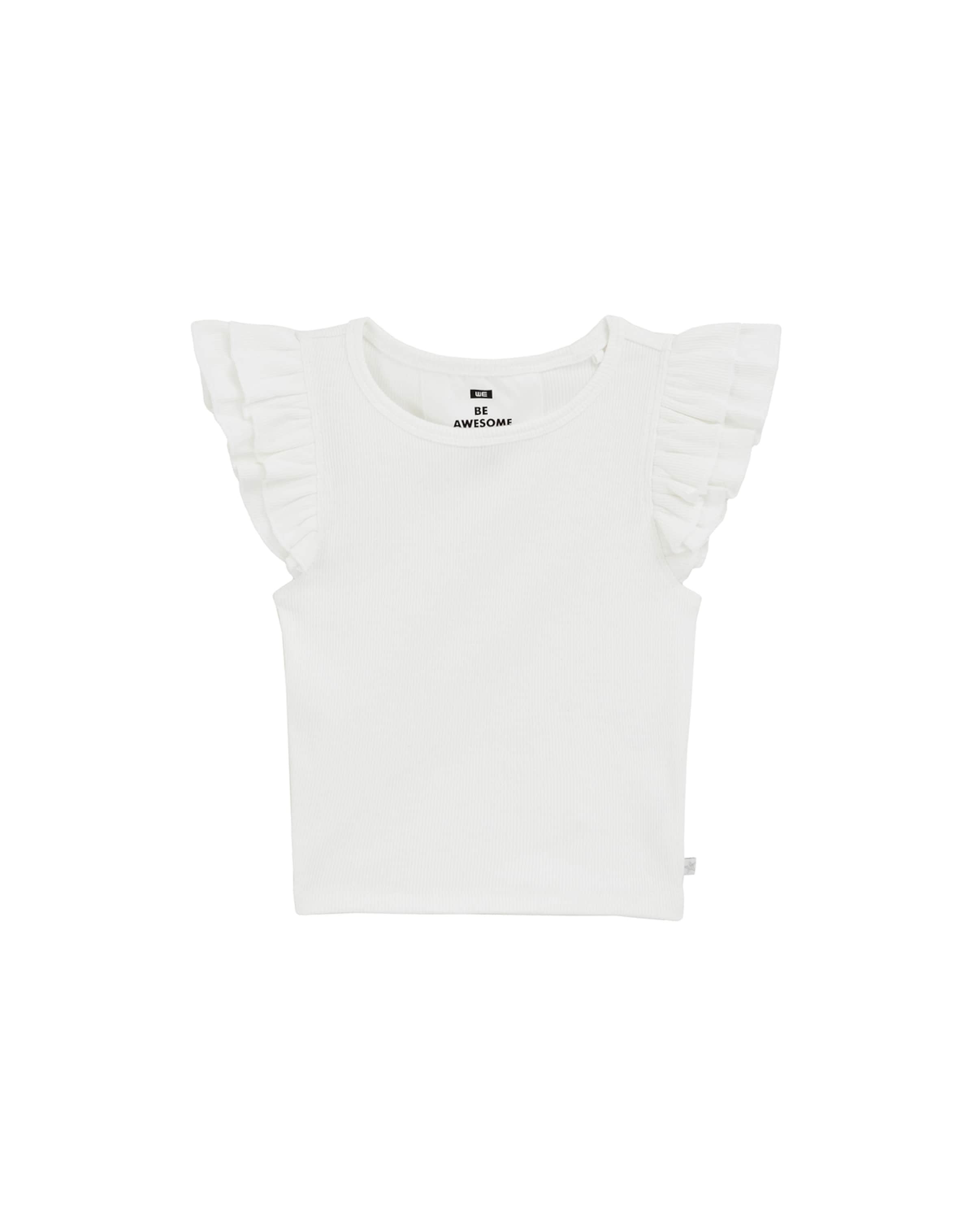 Tricou de la WE Fashion pe alb: față