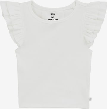 Tricou de la WE Fashion pe alb: față