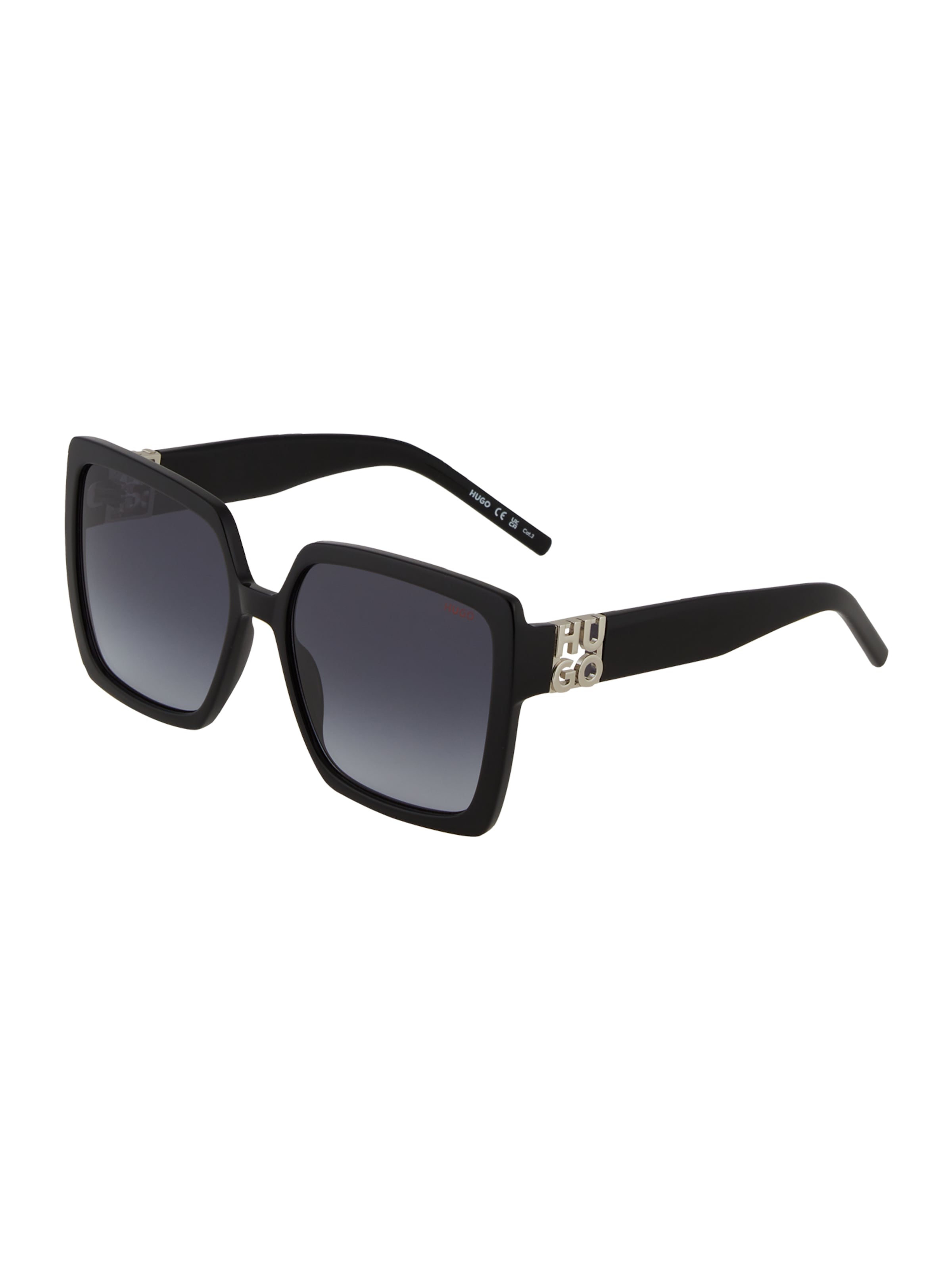 HUGO Sunglasses in Black: front