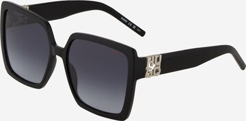 Lunettes de soleil HUGO en noir : devant