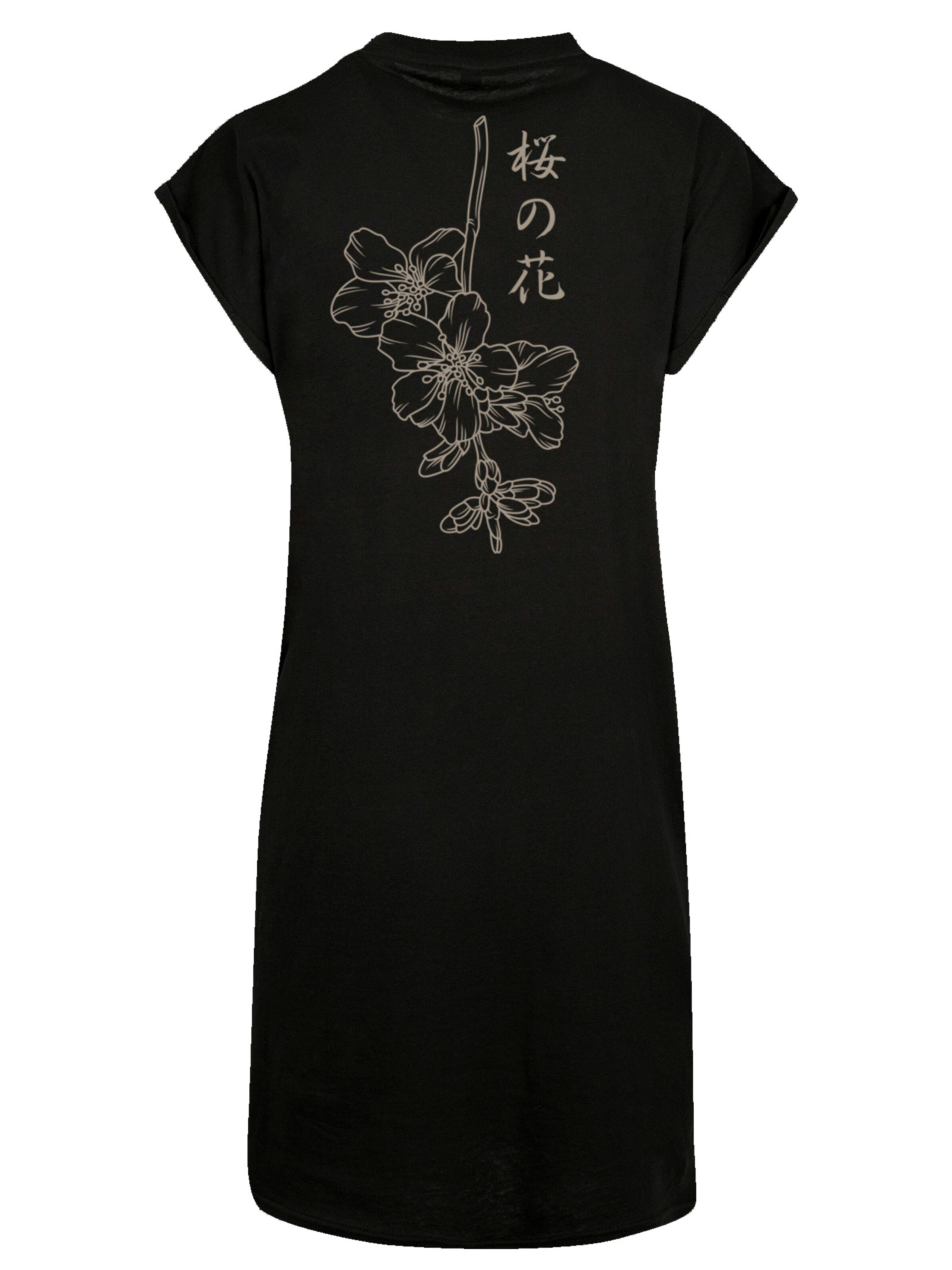 Robe 'Japan Flower' F4NT4STIC en noir