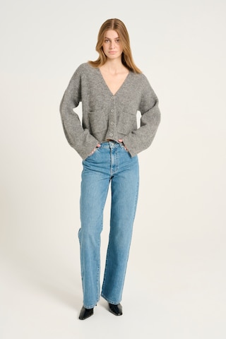 Gestuz Knit Cardigan 'GZalpha' in Grey