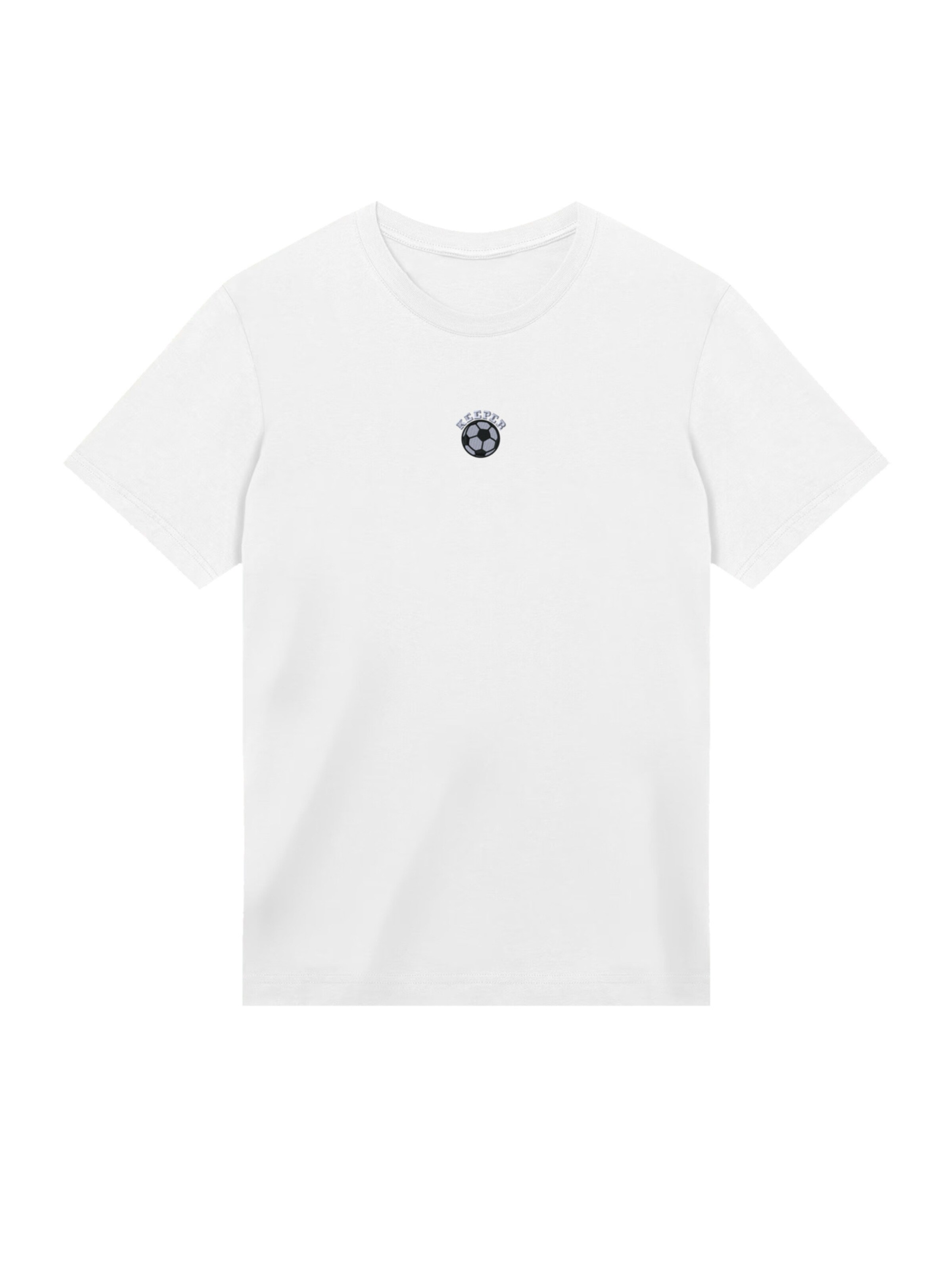 T-Shirt 'Keeper' F4NT4STIC en blanc : devant
