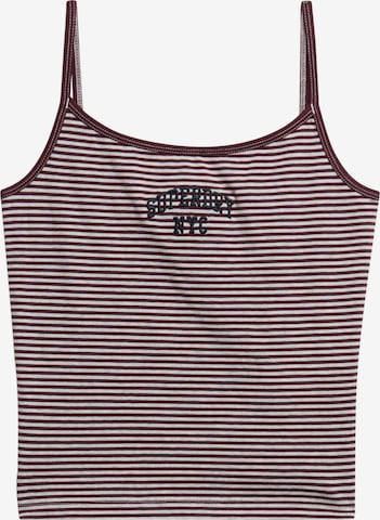 Superdry & Co Top 'Athletic Essentials' in Rot: Vorderseite