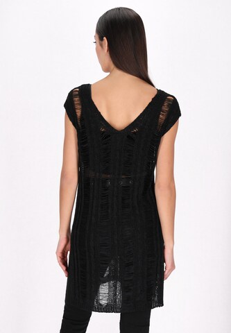 myMo ROCKS Knit dress 'Fashion Look' in Black