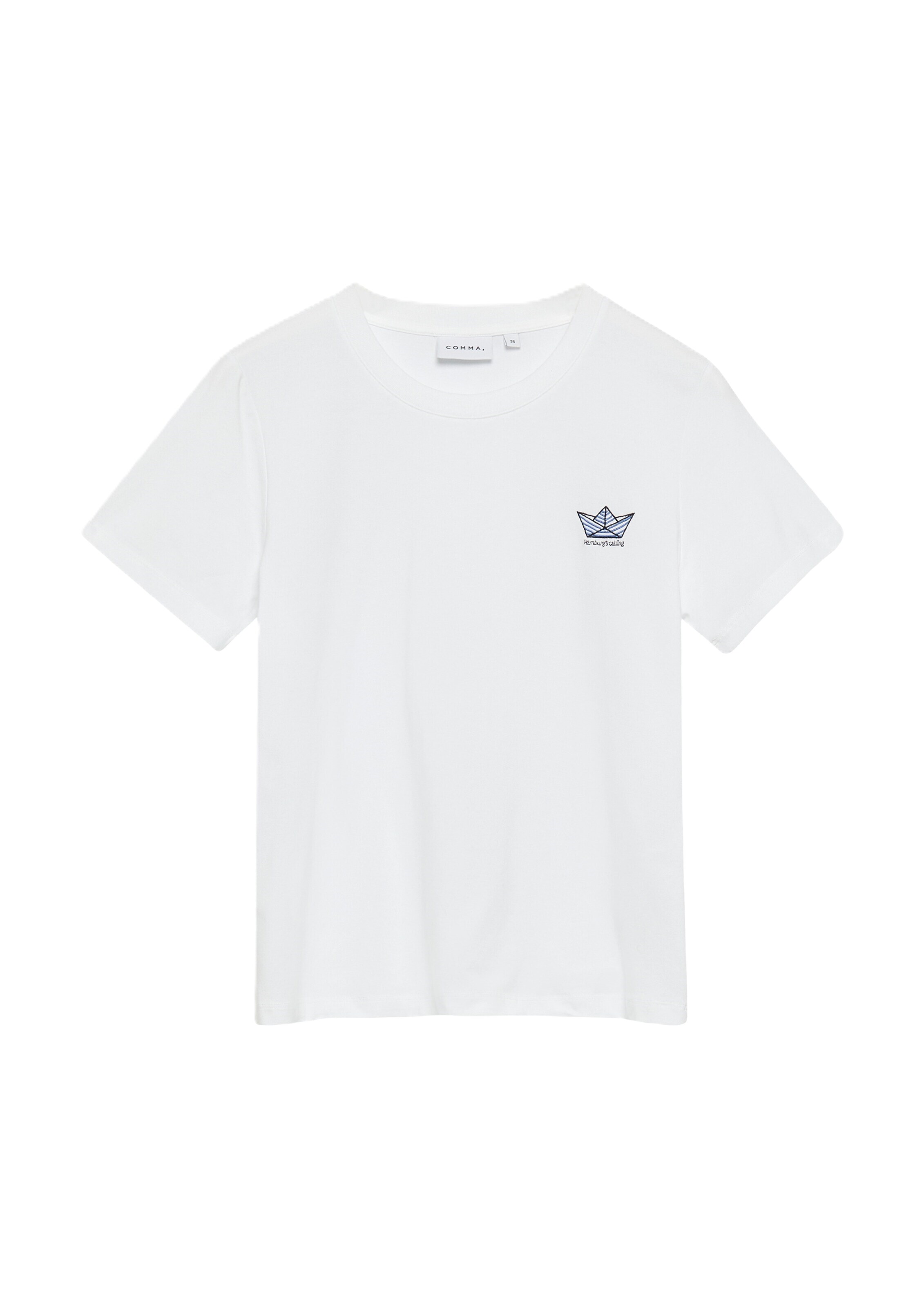 COMMA Shirt in White: front