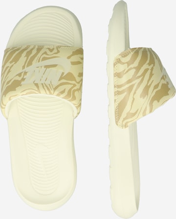 Flip-flops 'VICTORI ONE SLIDE PRINT' de la Nike Sportswear pe alb