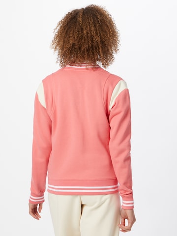 Urban Classics Zip-Up Hoodie in Pink