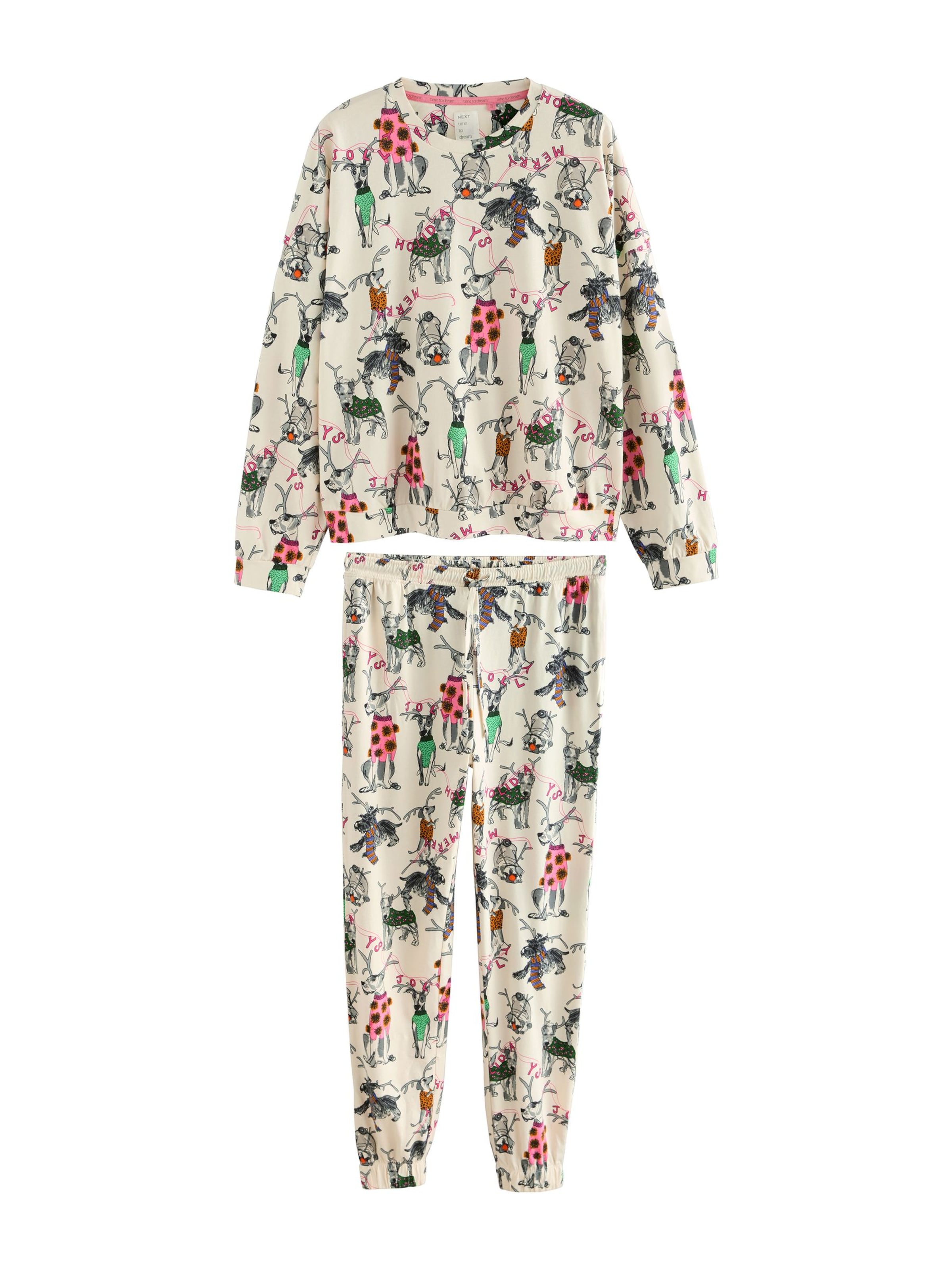 Next Pyjama in Beige: Vorderseite