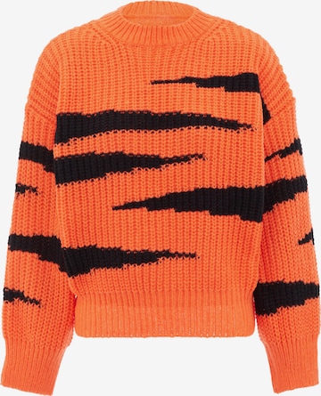 MYMO - Pullover em laranja: frente