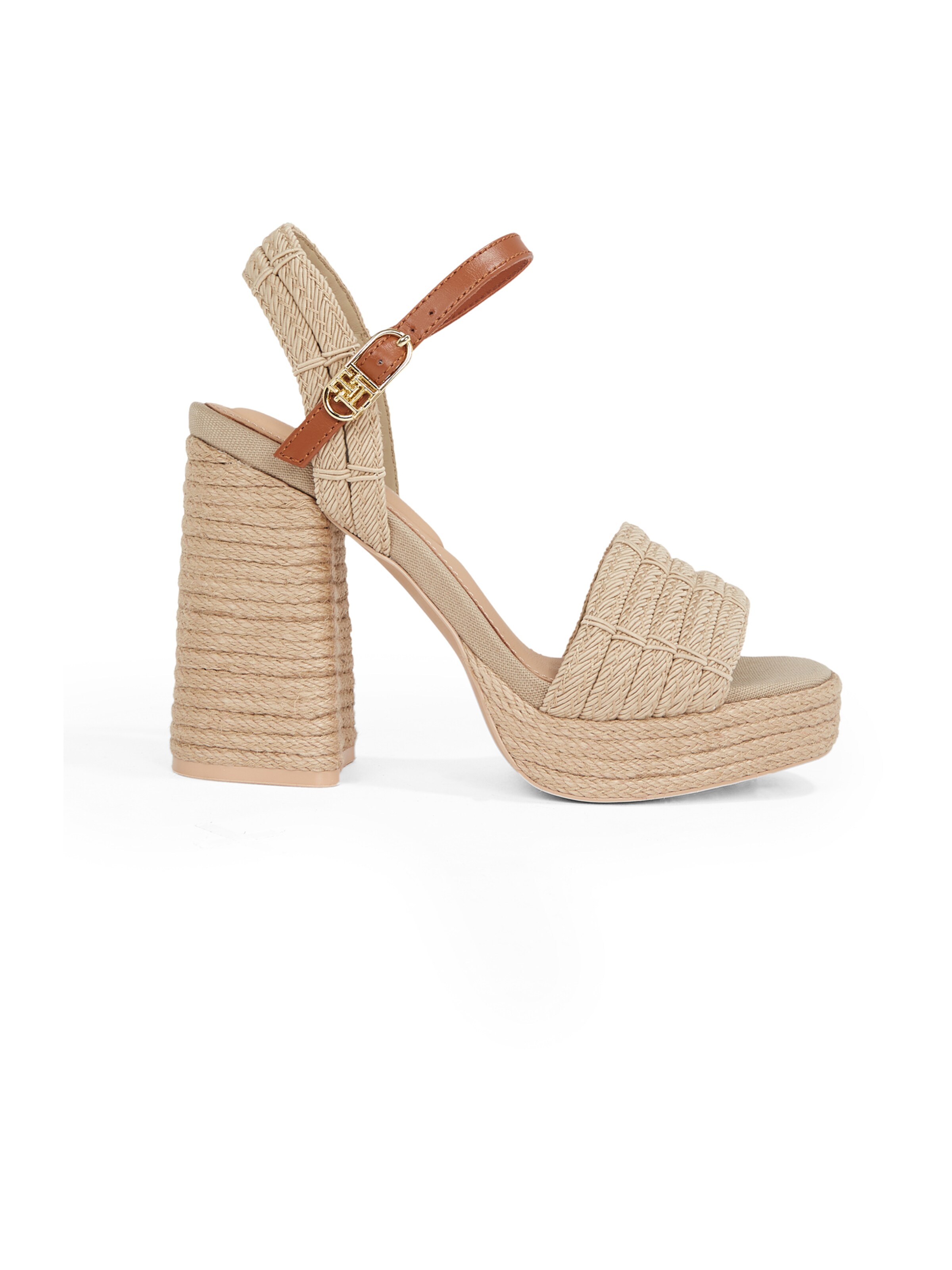 TOMMY HILFIGER Sandały z rzemykami 'ROPE' w kolorze beżowy