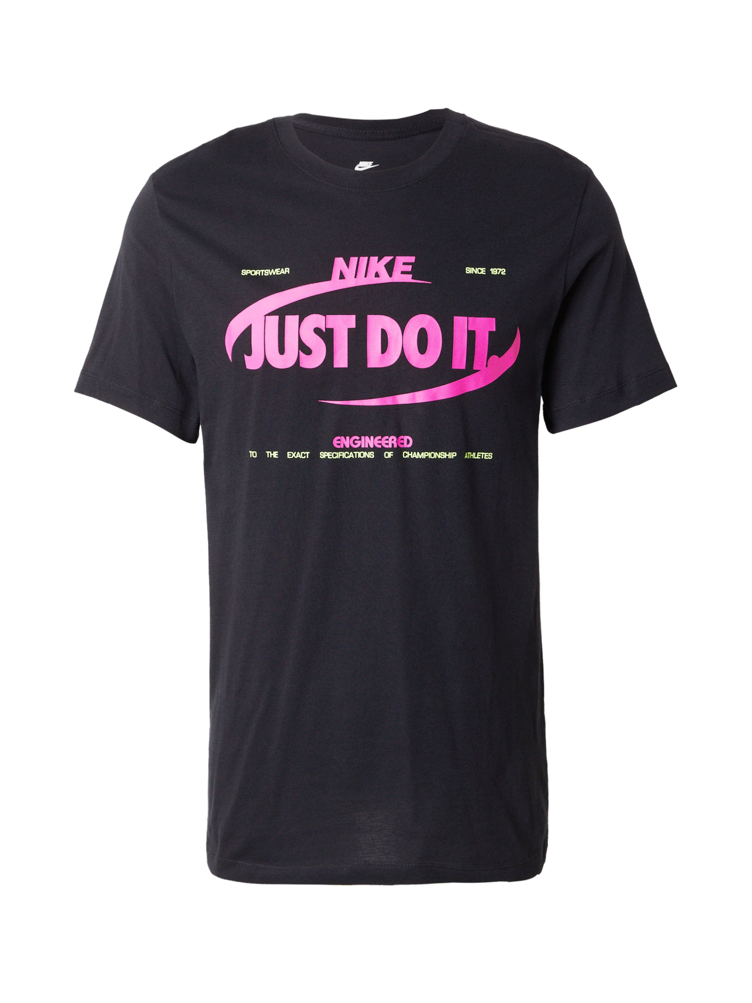 Tricou de la Nike Sportswear pe negru: față