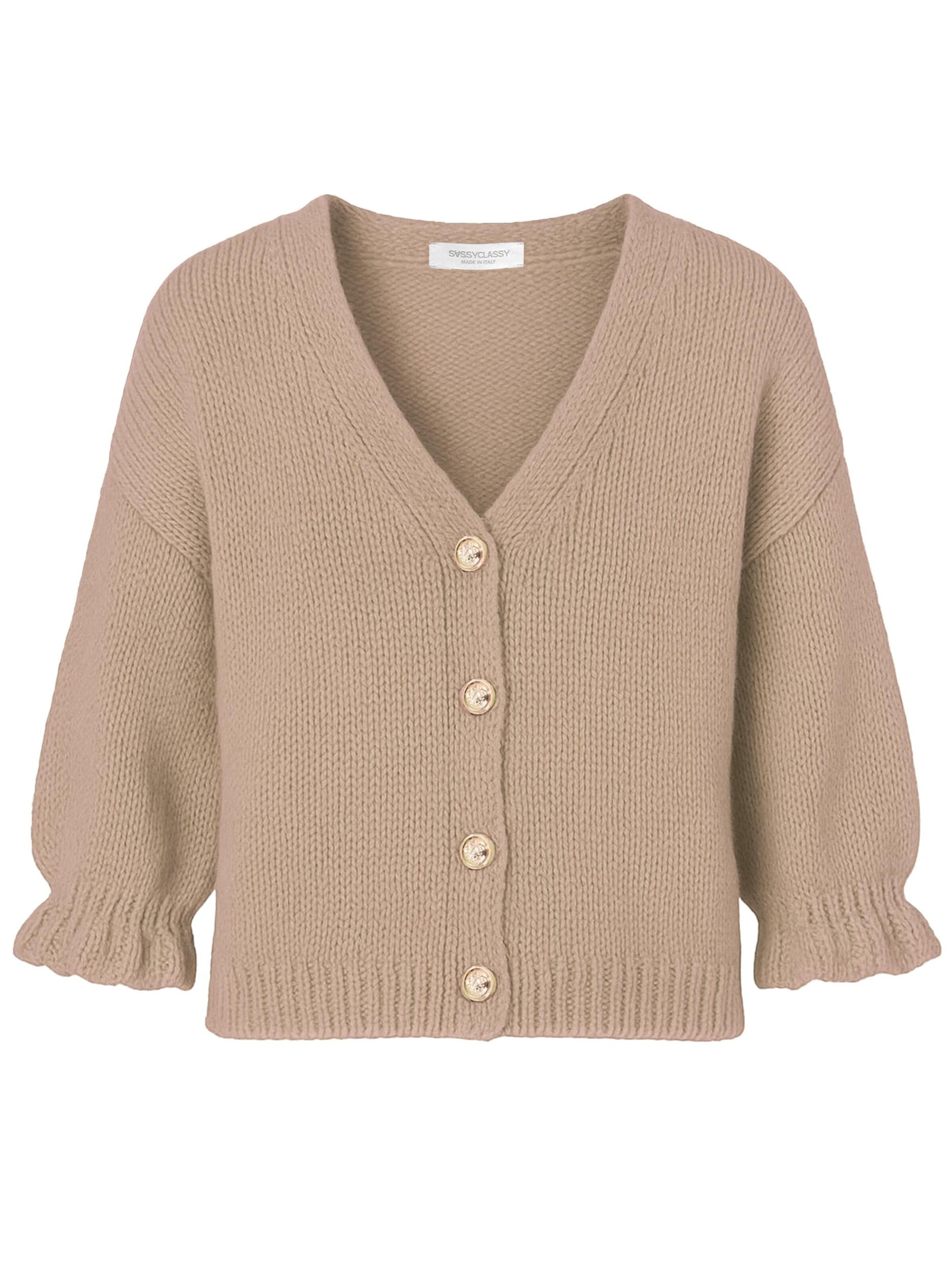 SASSYCLASSY Oversized Cardigan in Grey: front