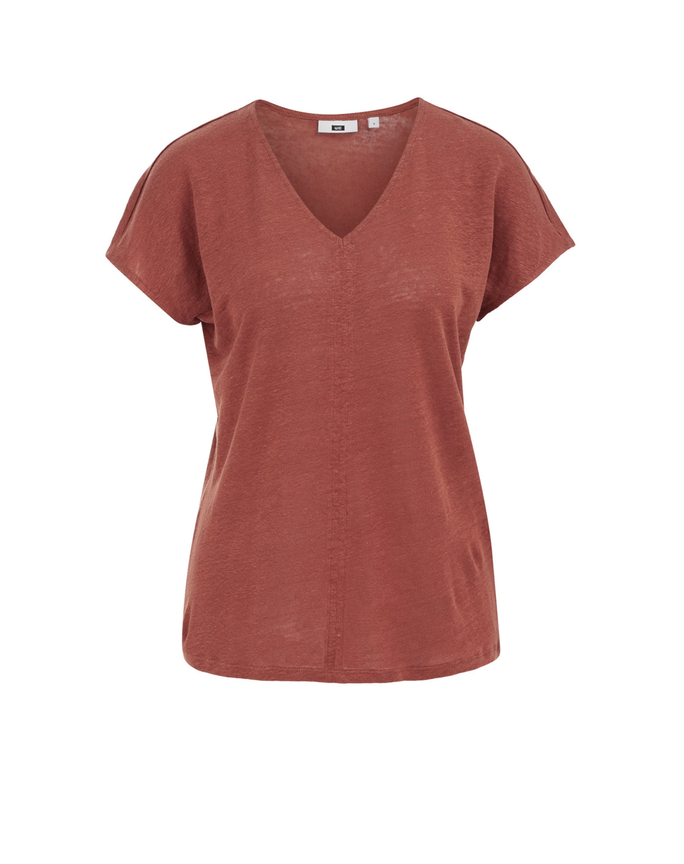 WE Fashion Majica | rjava barva: sprednja stran