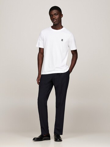 TOMMY HILFIGER Shirt 'Monogram Embroidery' in White