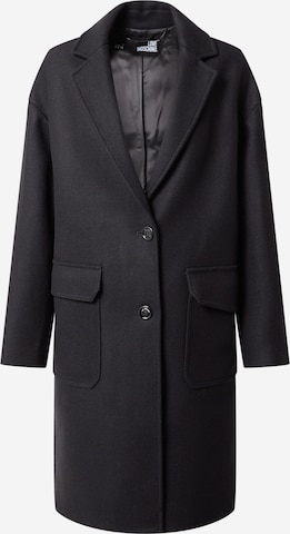 Manteau mi-saison Love Moschino en noir : devant