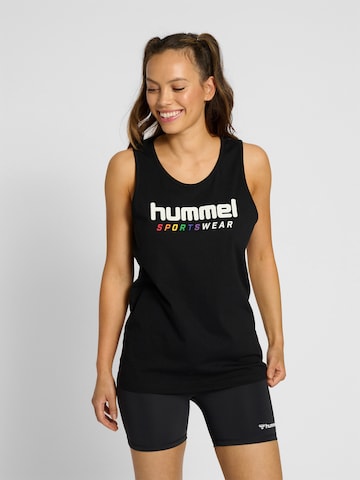Hummel Shirt 'RAINBOW' in Black: front