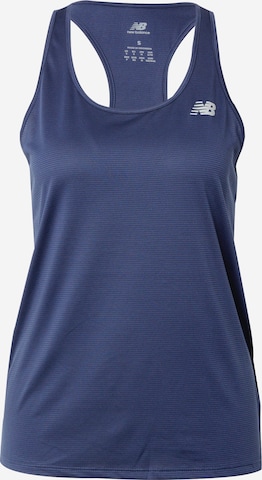 new balance Sports Top 'Essentials' in Blue: front