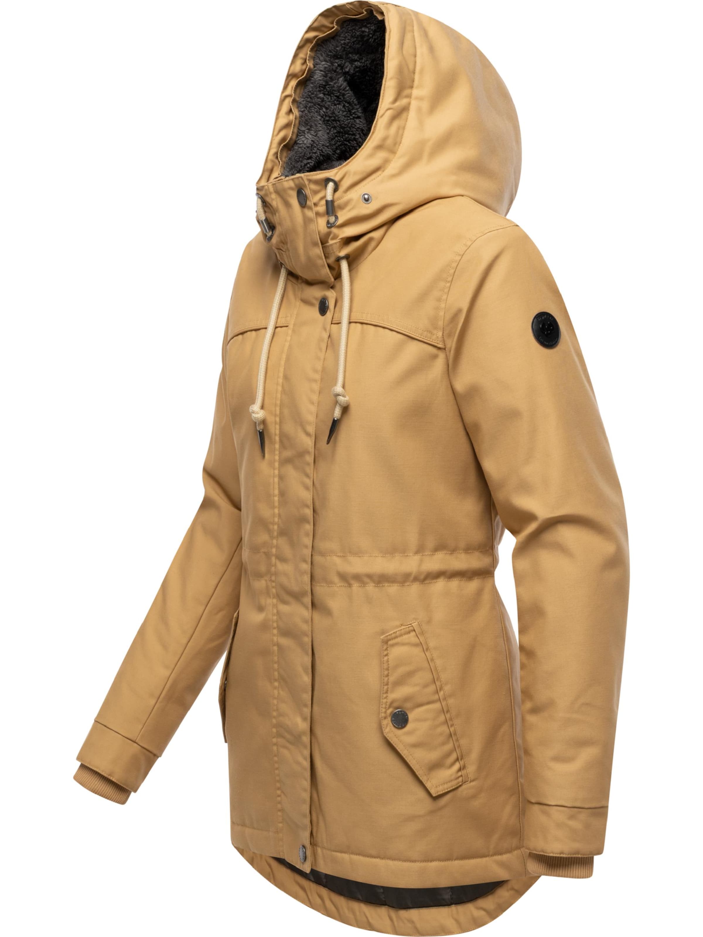 Ragwear Winterparka 'Tawny Short' in Braun