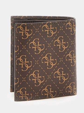GUESS Wallet 'Vezzola' in Brown: front