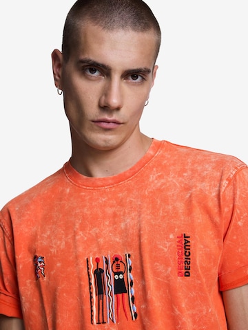 oranžs Desigual T-Krekls