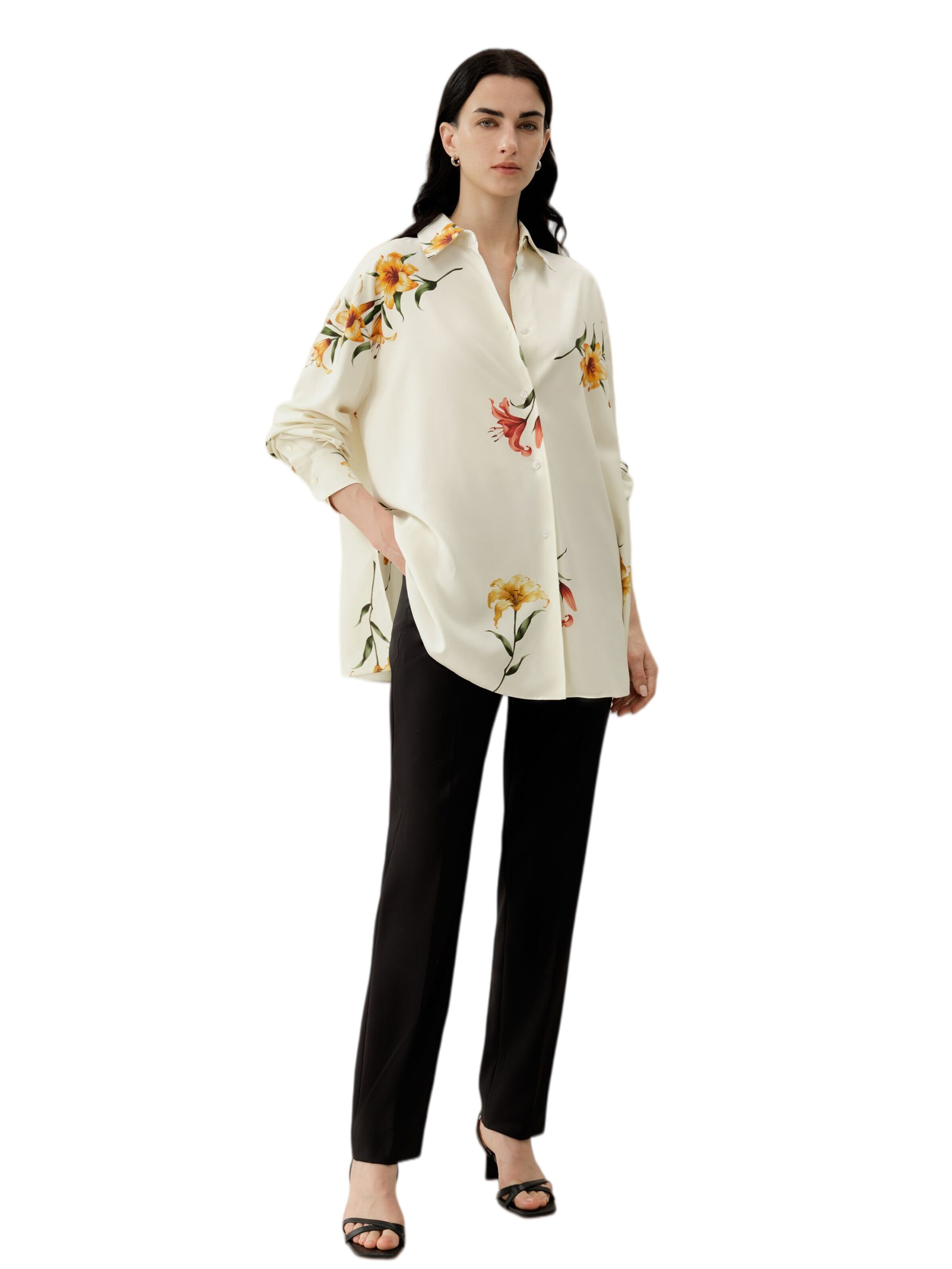 Lilysilk - Blusa en blanco