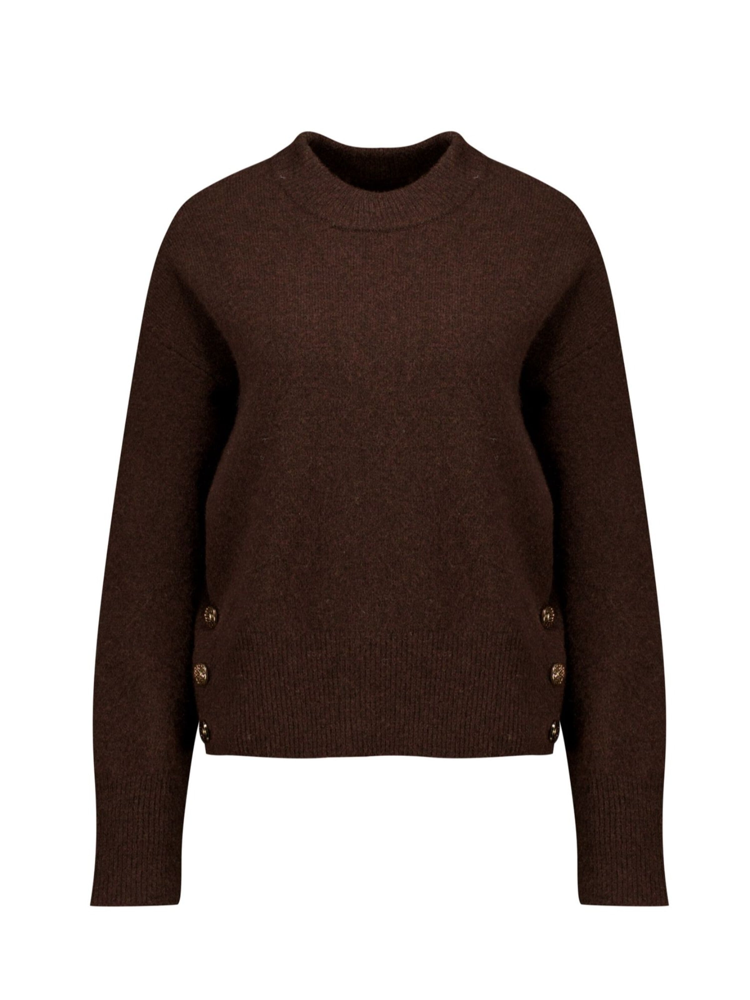 Deeluxe Pullover‌‌‌‌ in Braun: Vorderseite