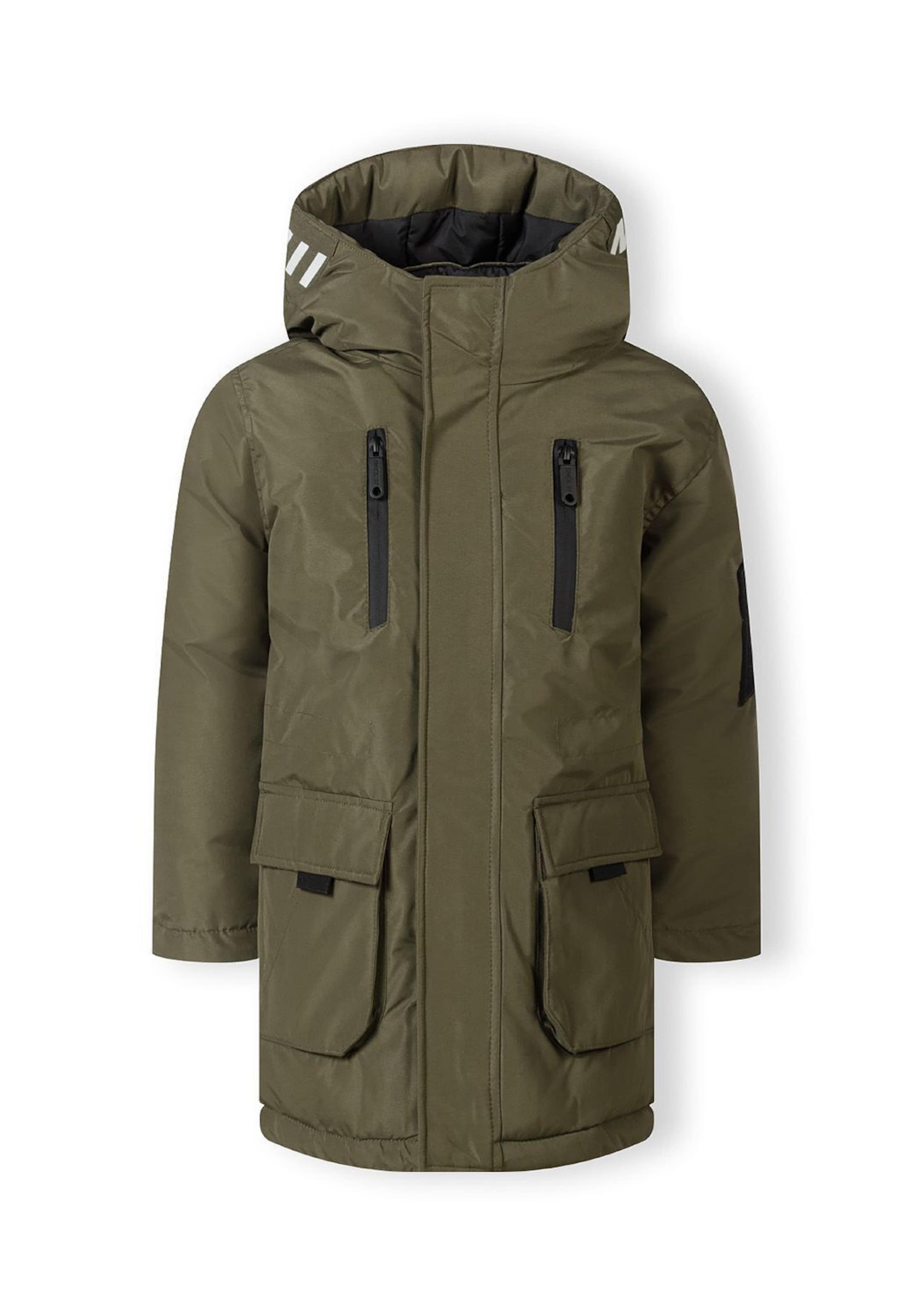 MINOTI Zimní bunda – zelená: přední strana