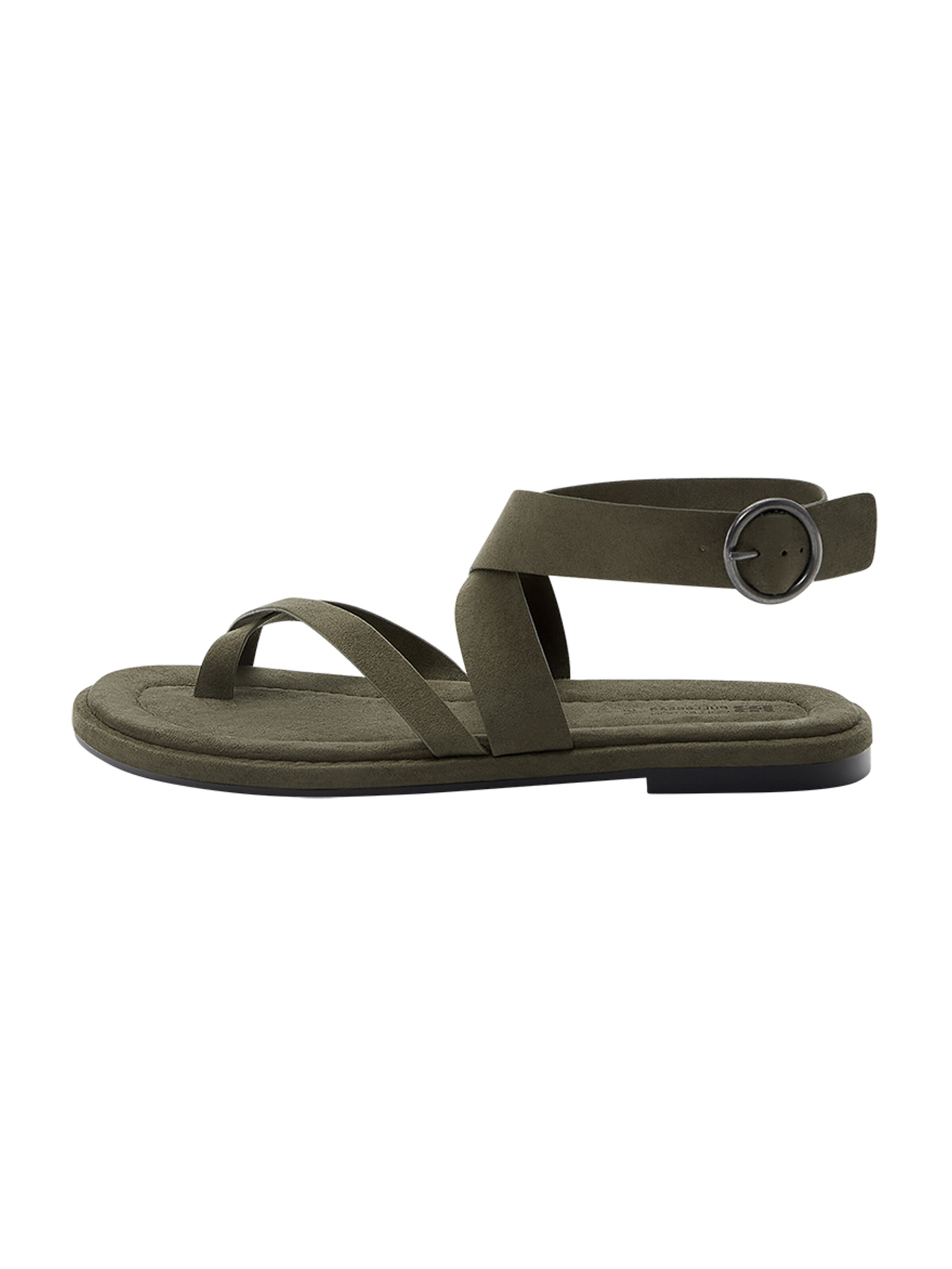 Pull&Bear T-bar sandals in Green