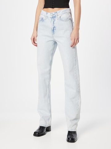 Calvin Klein Jeans Normální Džíny – bílá: přední strana