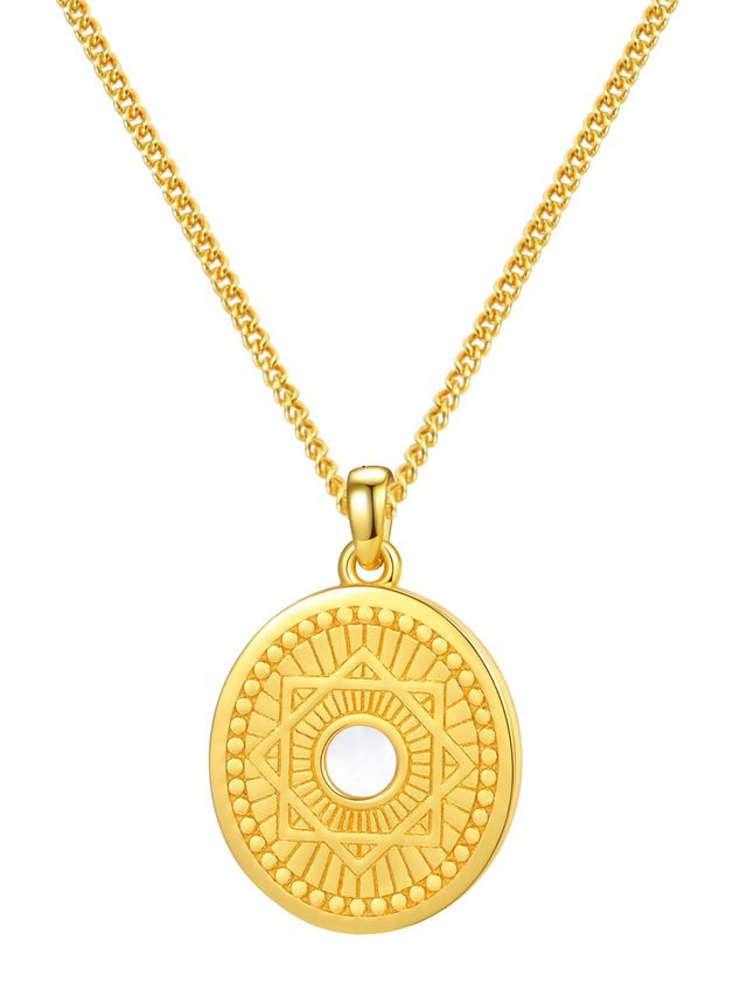 Hey Happiness - Cadena 'Inner Insight' en oro: frente