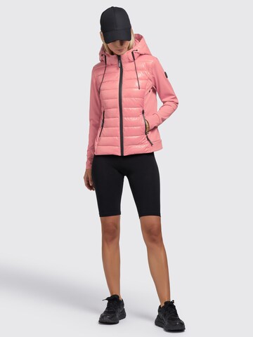 khujo Jacke 'Ghita Shiny' in Pink