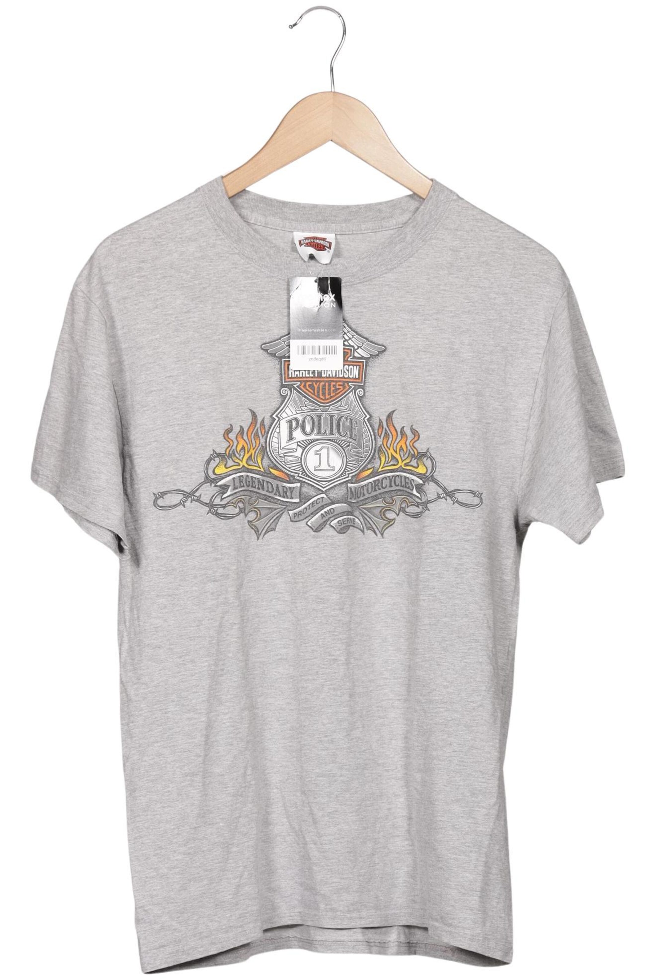 Harley Davidson T-Shirt M in Grau: Vorderseite