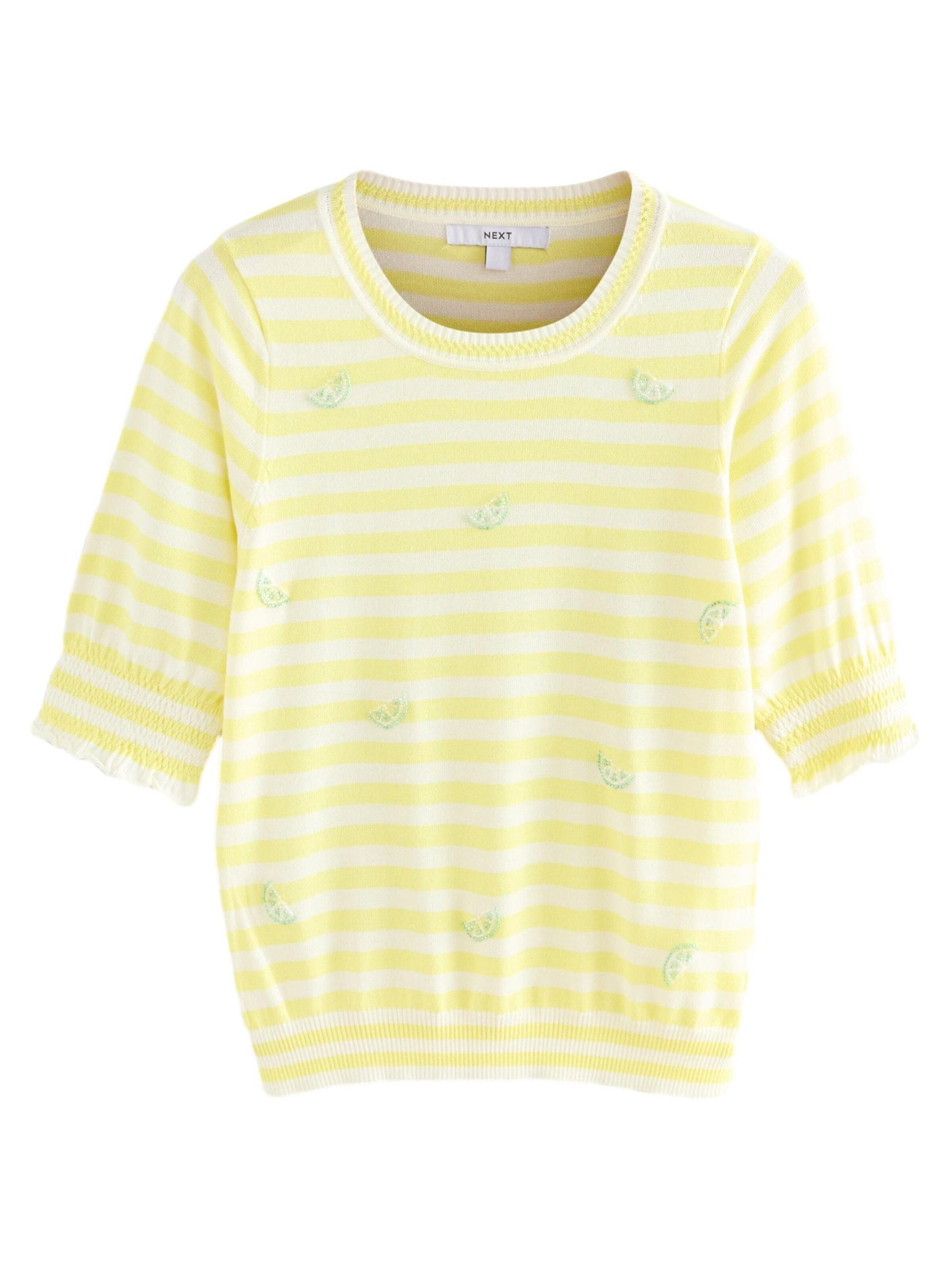 Maglietta di Next in giallo: frontale