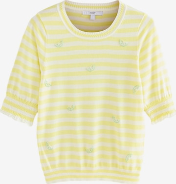 dzeltens Next T-Krekls: no priekšpuses