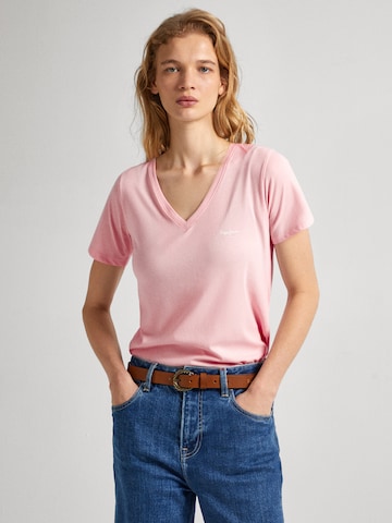 Pepe Jeans Shirts 'LORETTE' i pink: forside