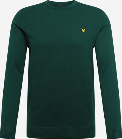 Lyle & Scott Trui in de kleur Geel / Donkergroen / Zwart, Productweergave