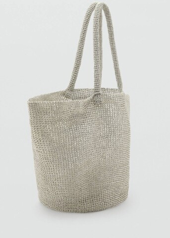 MANGO Shopper 'Platino' in Silver