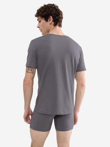 SLOGGI V-Shirt ' SLG Base ' in Grau